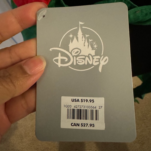 Disney Mickey Mouse Christmas Apron - Red and Green - Picture 4 of 4